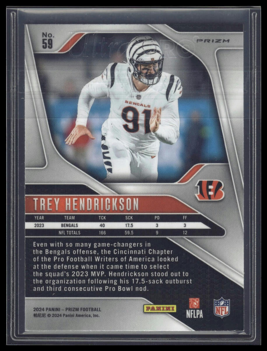 2024 Panini Prizm #59 Trey Hendrickson Black and White Checker