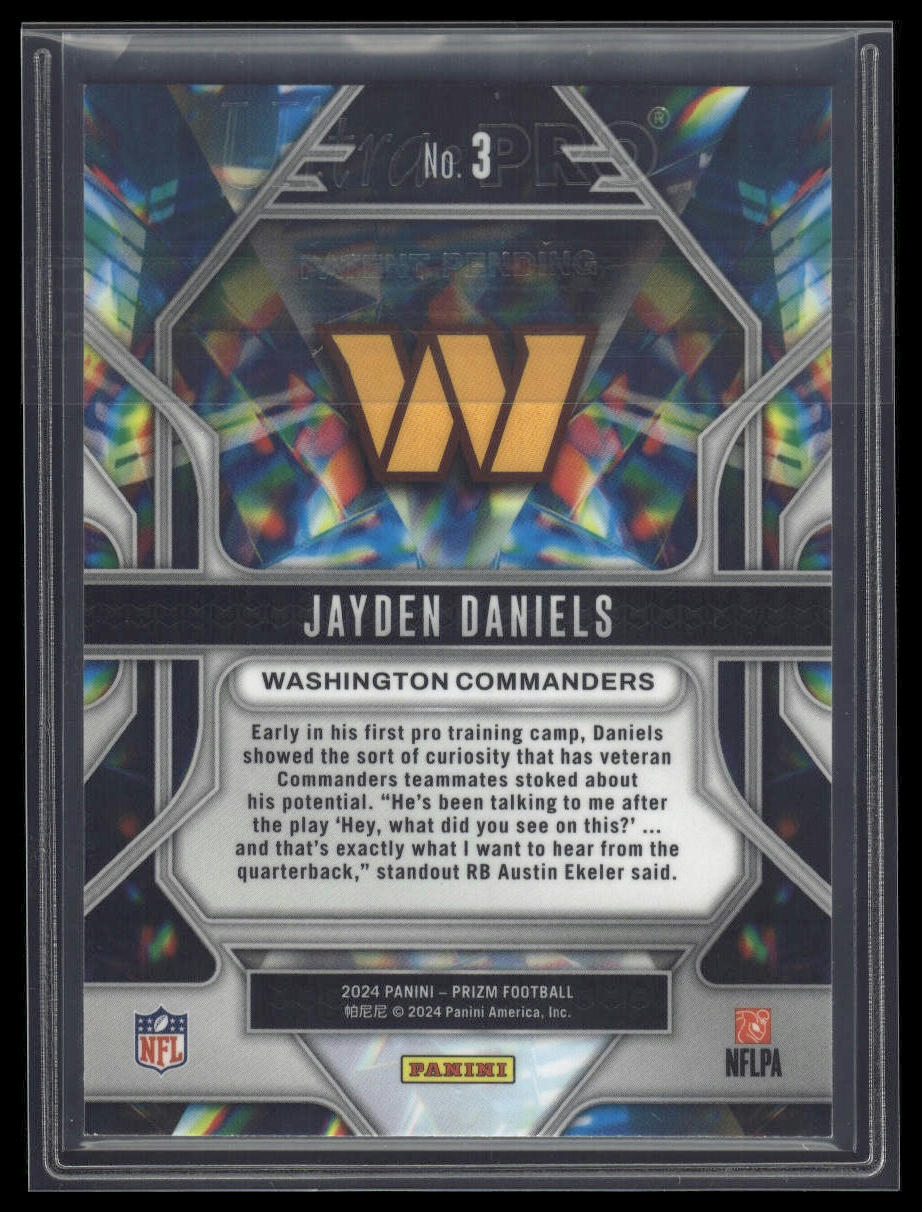 2024 Panini Prizm #3 Jayden Daniels Prizmatic