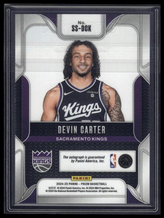2024-25 Panini Prizm #SS-DCK Devin Carter Sensational Signatures Prizms