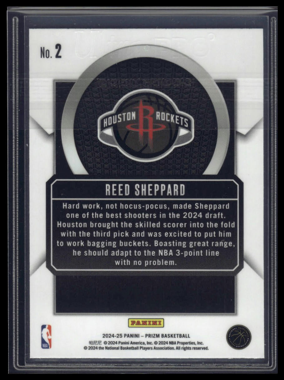 2024-25 Panini Prizm #2 Reed Sheppard Talismen