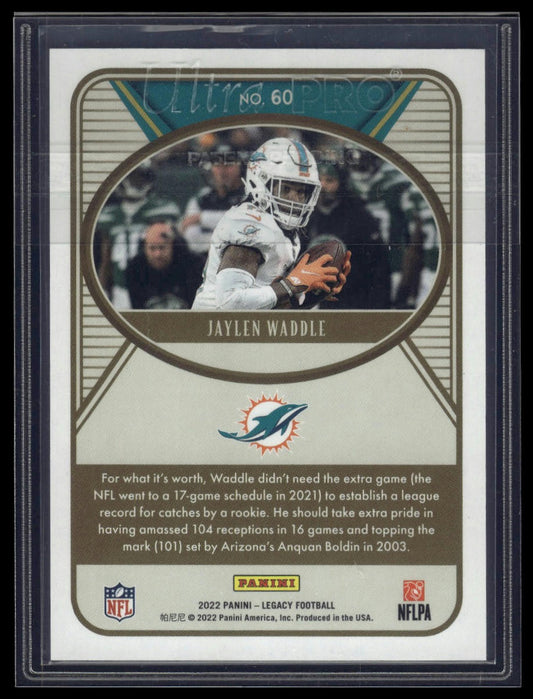 2022 Panini Legacy #60 Jaylen Waddle Red #/299