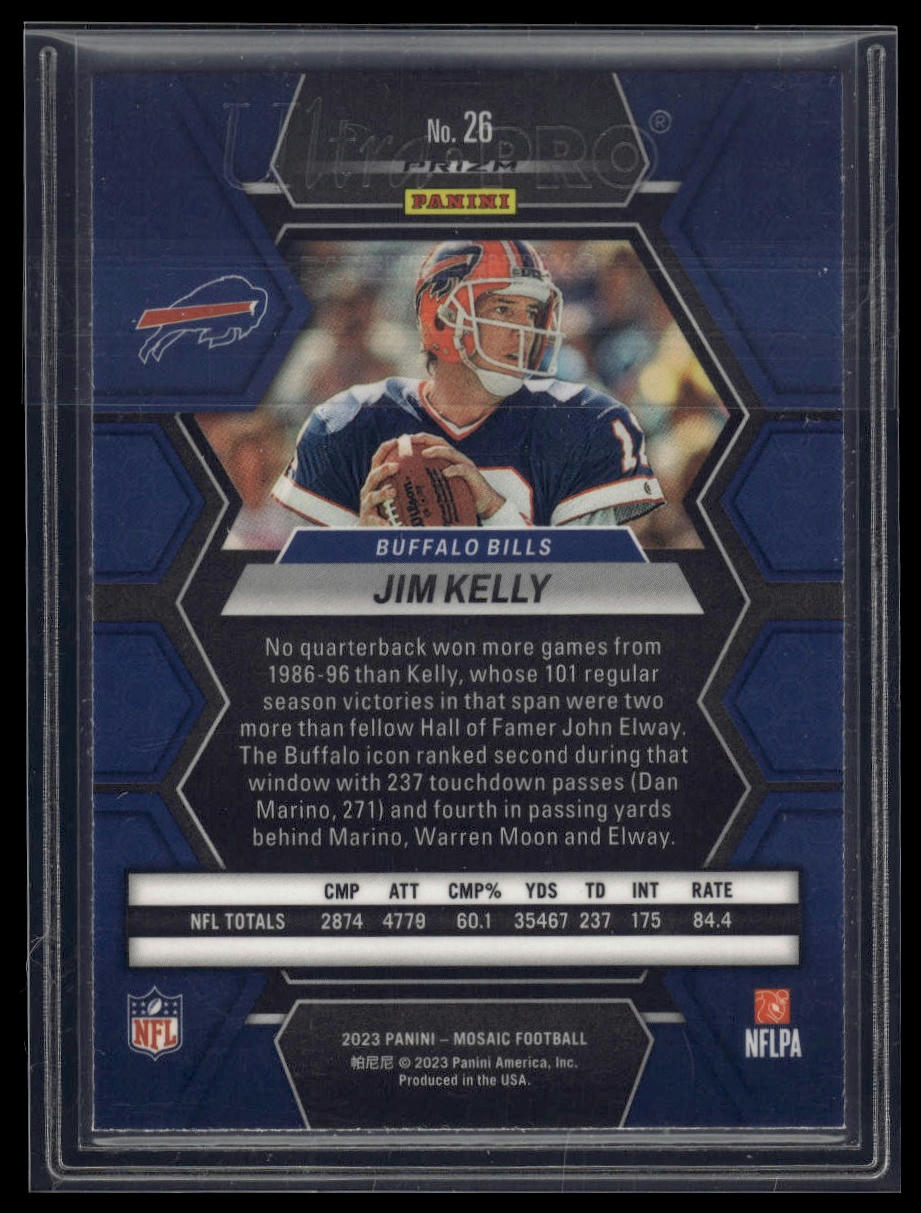 2023 Panini Mosaic #26 Jim Kelly Mosaic