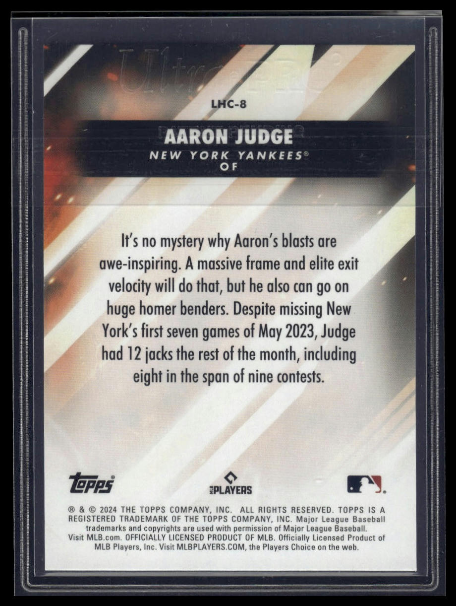 2024 Topps Update #LHC-8 Aaron Judge Let Him Cook