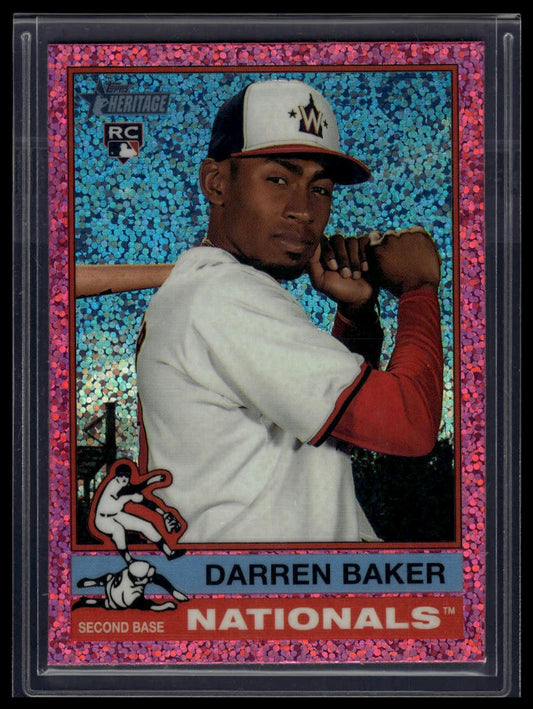 2025 Topps Heritage #301 Darren Baker Light Purple
