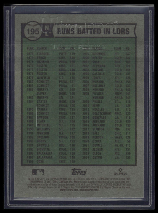 2025 Topps Heritage #195 Manny Machado / Willy Adames / Shohei Ohtani Chrome