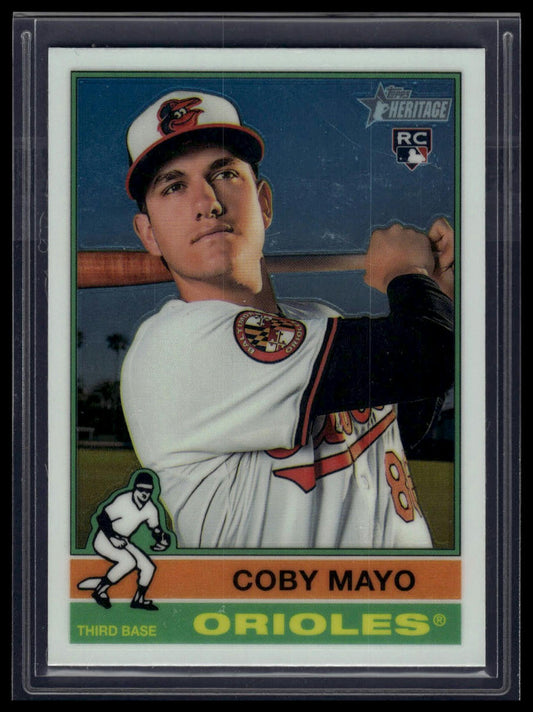 2025 Topps Heritage #340 Coby Mayo Chrome Refractor