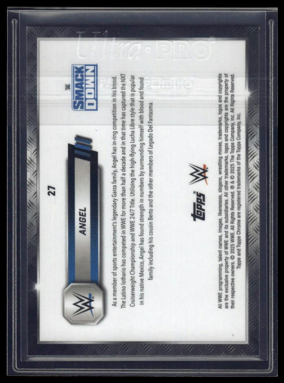 2025 Topps Chrome Sapphire WWE #27 Angel