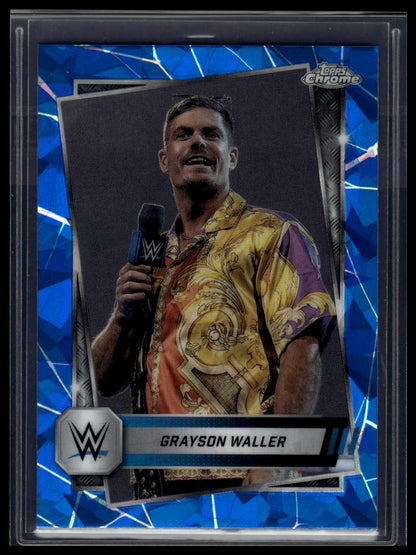 2025 Topps Chrome Sapphire WWE #13 Grayson Waller