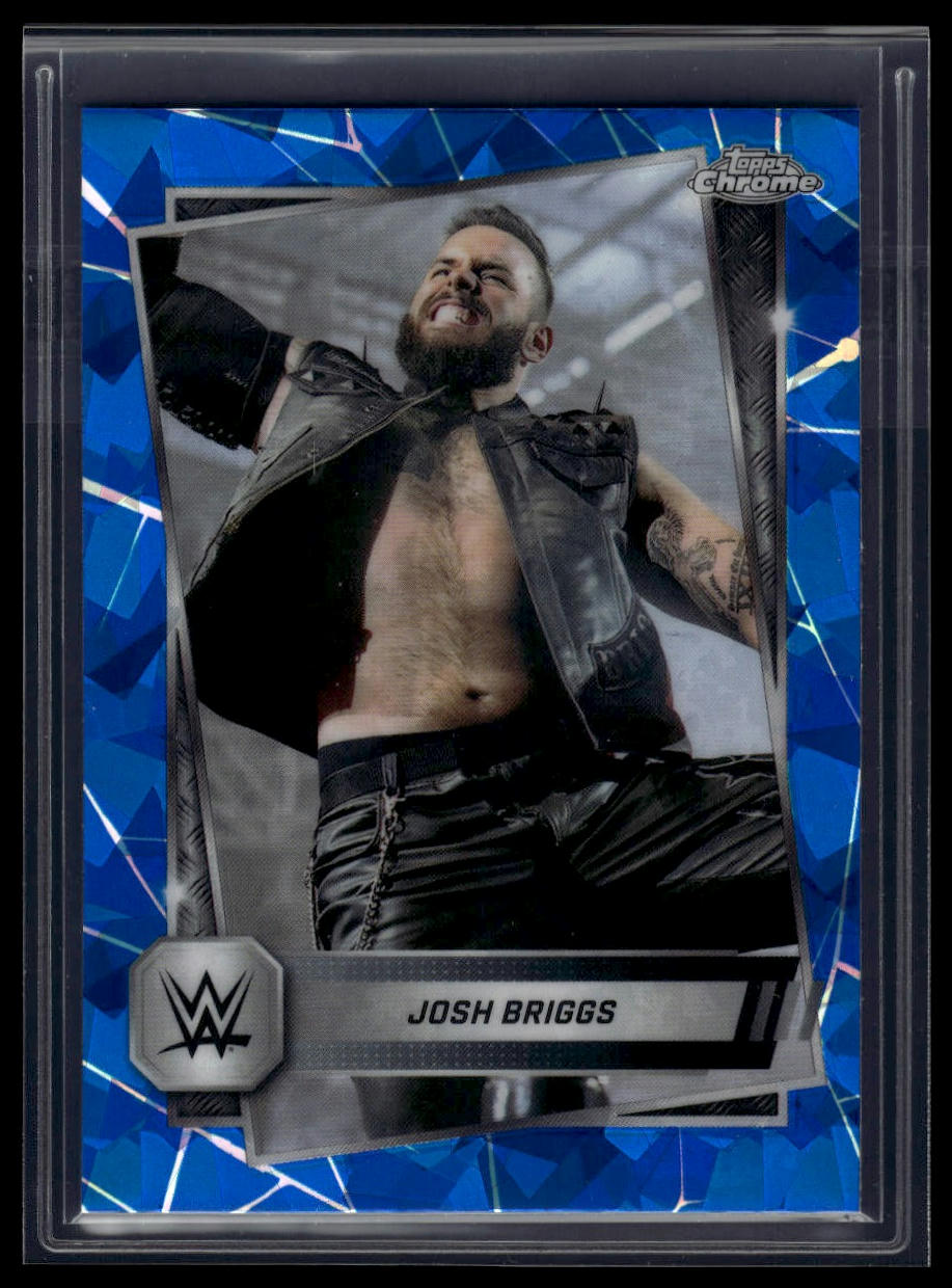 2025 Topps Chrome Sapphire WWE #96 Josh Briggs