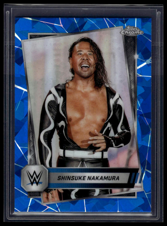 2025 Topps Chrome Sapphire WWE #51 Shinsuke Nakamura
