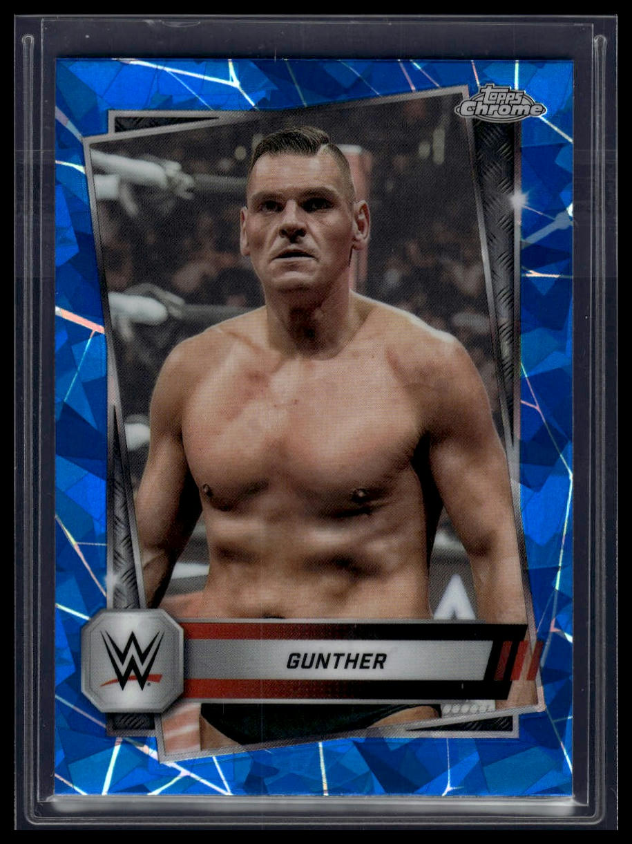 2025 Topps Chrome Sapphire WWE #2 Gunther