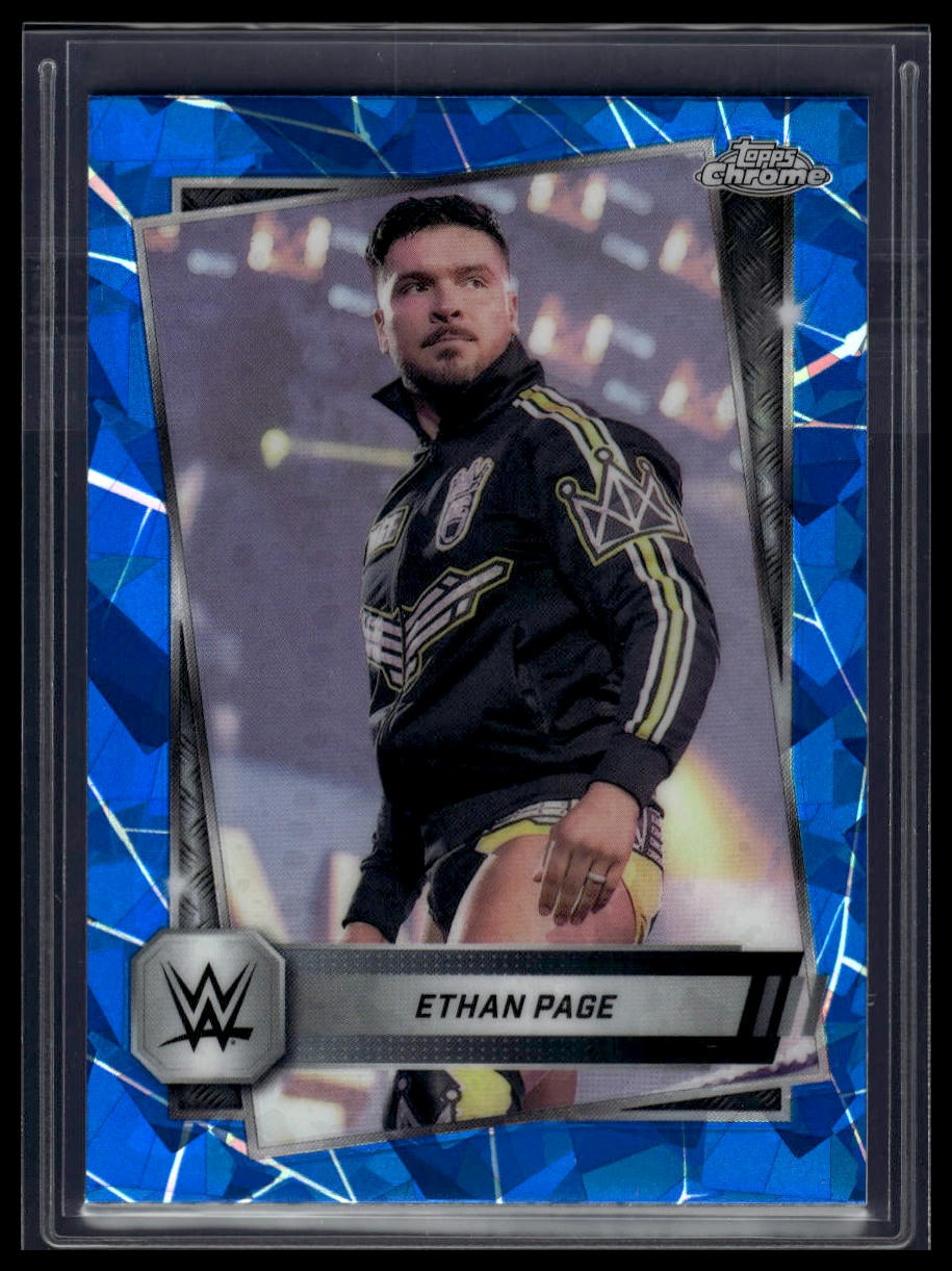 2025 Topps Chrome Sapphire WWE #26 Ethan Page