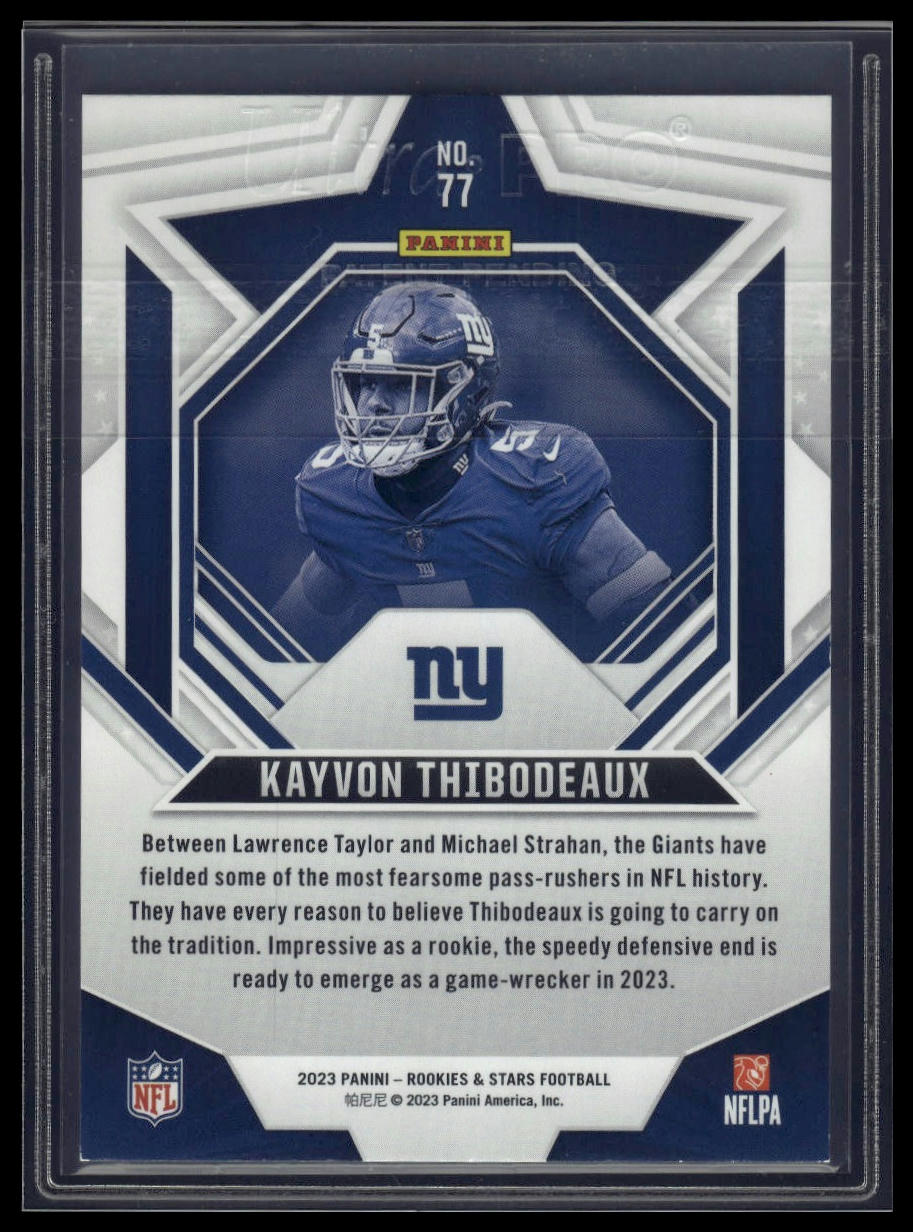 2023 Panini Rookies & Stars #77 Kayvon Thibodeaux Orange #/149