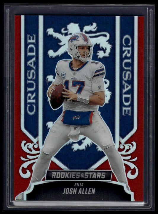 2023 Panini Rookies & Stars #AI-4 Josh Allen Airborne Red #/99