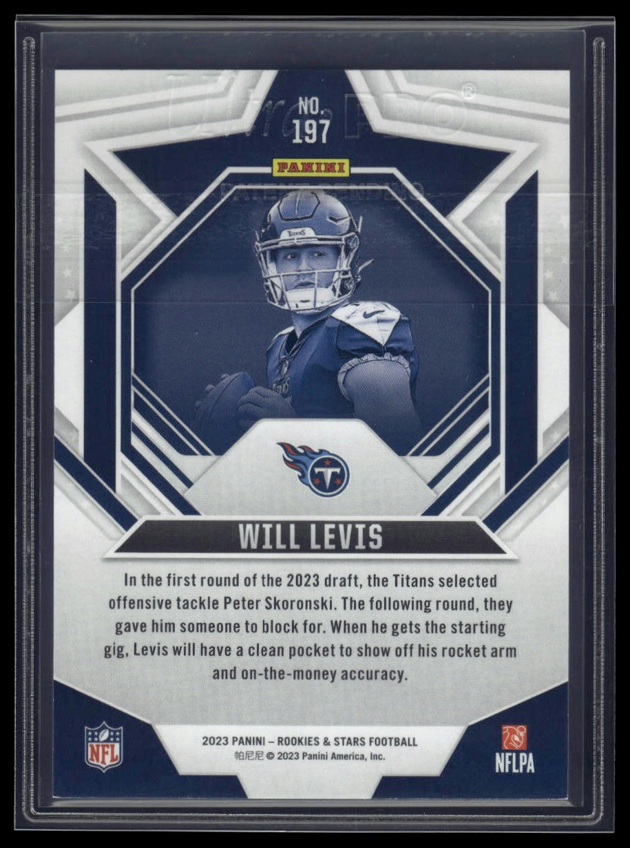 2023 Panini Rookies & Stars #197 Will Levis Purple #/199