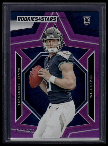 2023 Panini Rookies & Stars #197 Will Levis Purple #/199