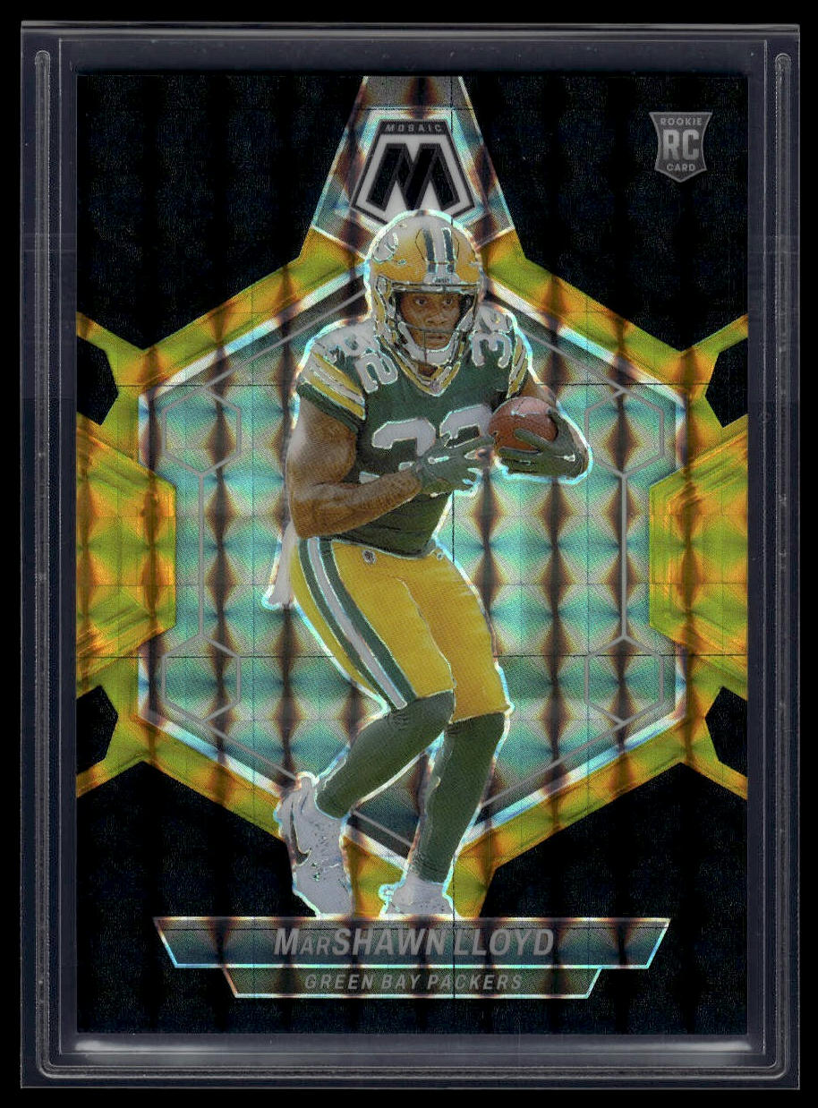 2024 Panini Mosaic #279 MarShawn Lloyd Mosaic Choice Black Gold #/8