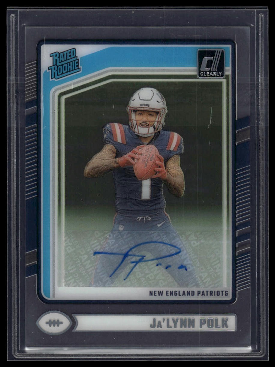 2024 Clearly Donruss #69 Ja'Lynn Polk Rated Rookie Autograph