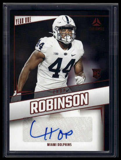 2024 Panini Luminance #128 Chop Robinson Rookie Luminance Autographs