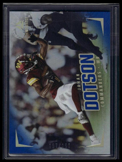 2024 Panini Luminance #85 Jahan Dotson Blue #/150