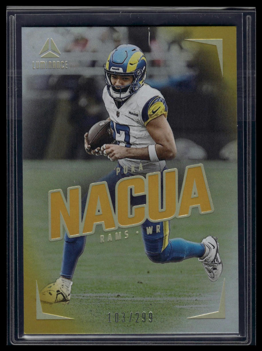 2024 Panini Luminance #41 Puka Nacua Gold #/299