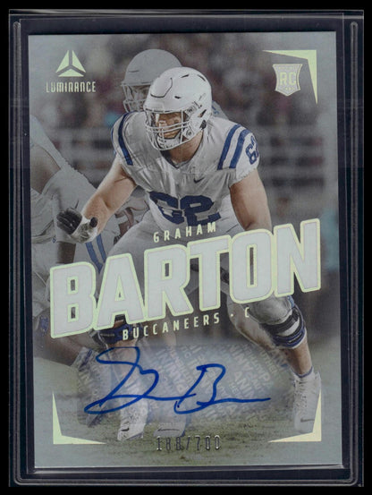 2024 Panini Luminance #121 Graham Barton Rookie Luminance Autographs #/700