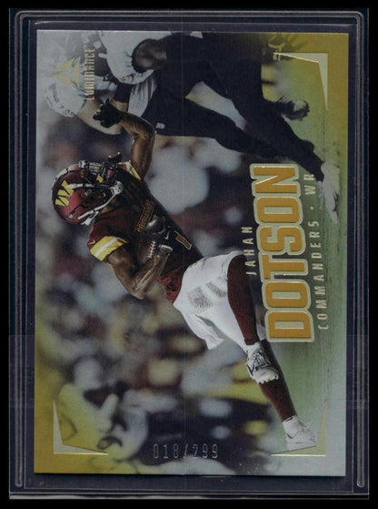 2024 Panini Luminance #85 Jahan Dotson Gold #/299