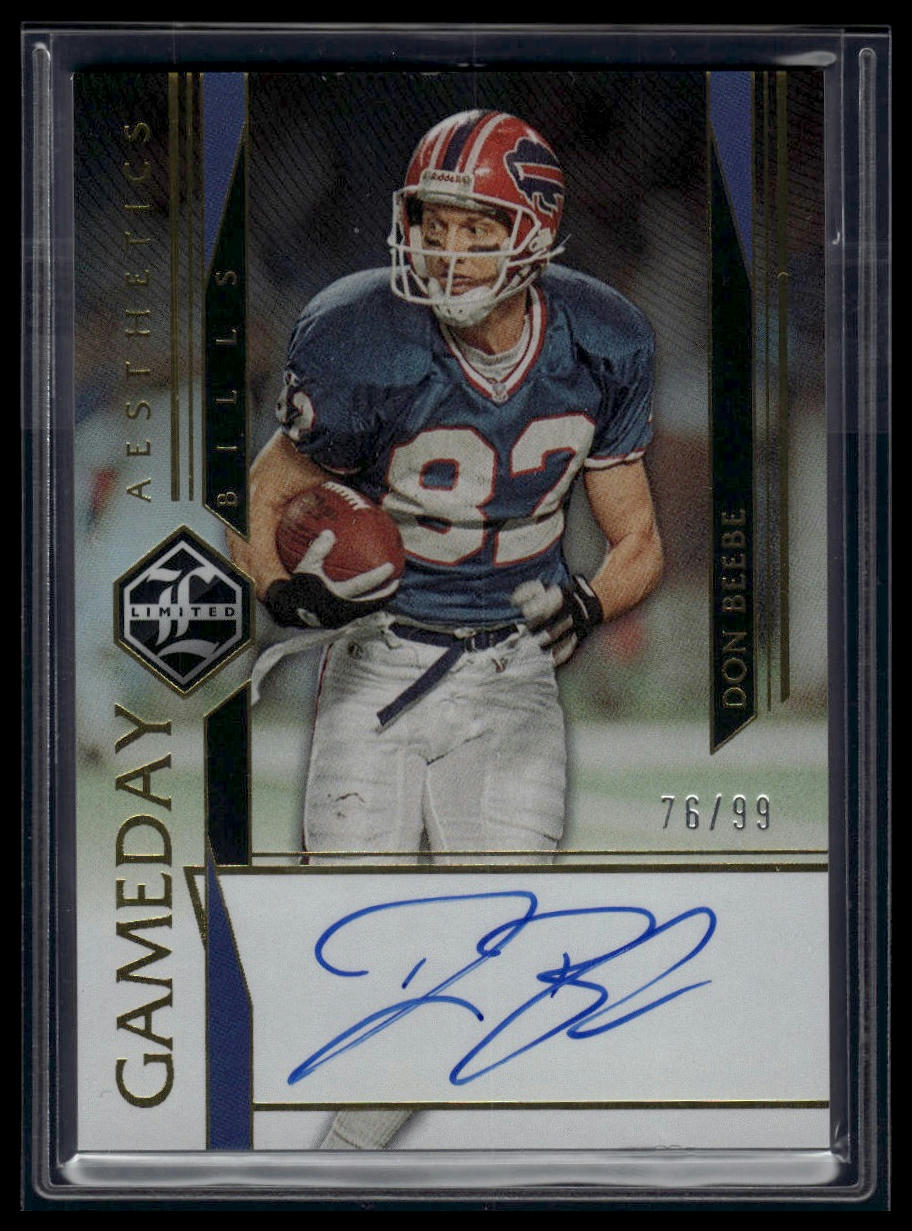 2023 Panini Limited #GDA-DBE Don Beebe Gameday Aesthetics #/99
