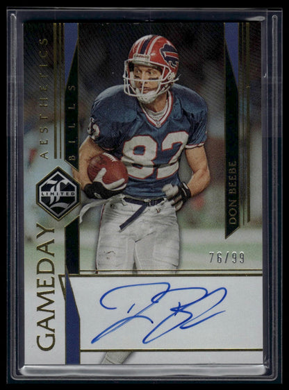 2023 Panini Limited #GDA-DBE Don Beebe Gameday Aesthetics #/99