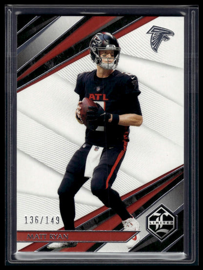 2021 Panini Limited #9 Matt Ryan Silver Spotlight #/149