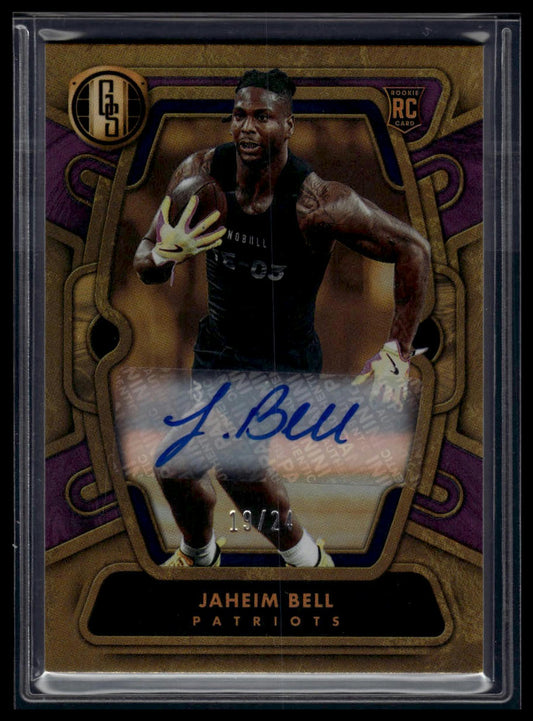 2024 Panini Gold Standard #188 Jaheim Bell Autographs Rose Gold #/24