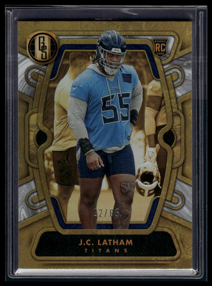 2024 Panini Gold Standard #110 JC Latham White Gold #/65