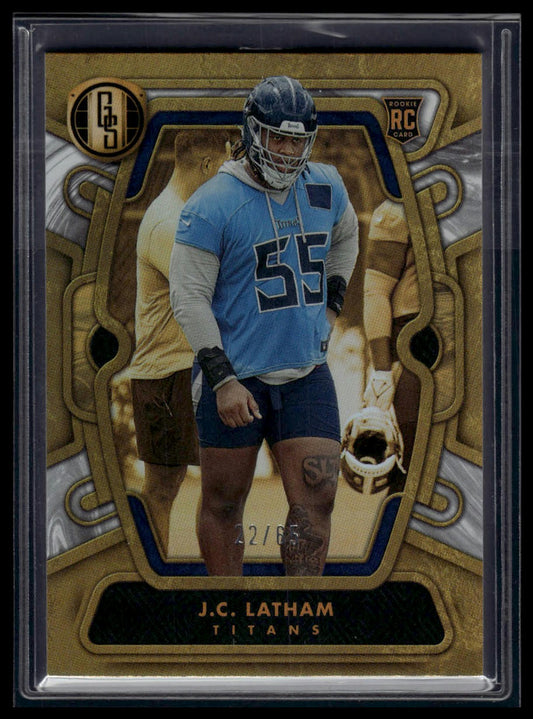 2024 Panini Gold Standard #110 JC Latham White Gold #/65