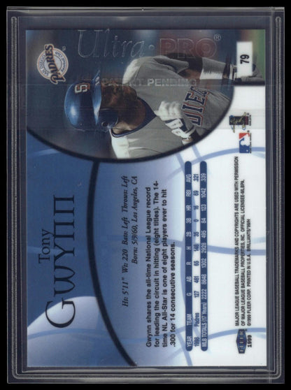 1999 Fleer Brilliants #79B Tony Gwynn Blue