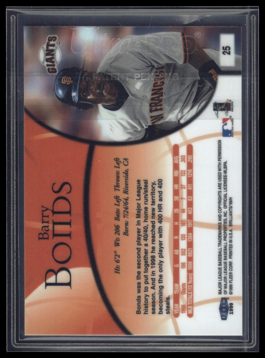 1999 Fleer Brilliants #25 Barry Bonds