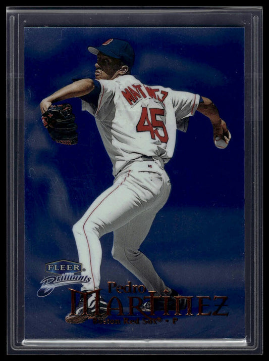 1999 Fleer Brilliants #7B Pedro Martinez Blue