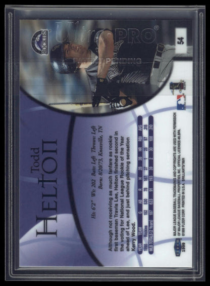 1999 Fleer Brilliants #54 Todd Helton