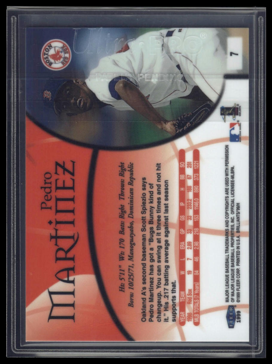 1999 Fleer Brilliants #7 Pedro Martinez