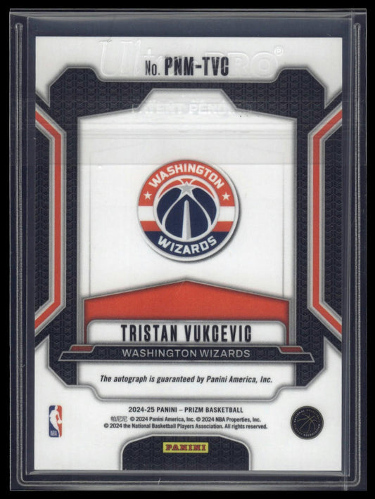 2024-25 Panini Prizm #PNM-TVC Tristan Vukcevic Penmanship