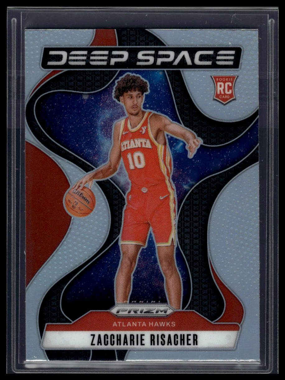 2024-25 Panini Prizm #8 Zaccharie Risacher Deep Space