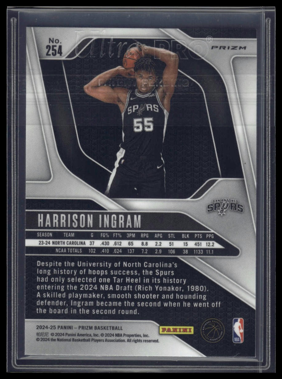 2024-25 Panini Prizm #254 Harrison Ingram Prizms Green