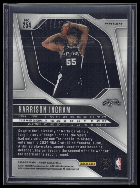 2024-25 Panini Prizm #254 Harrison Ingram Prizms Green