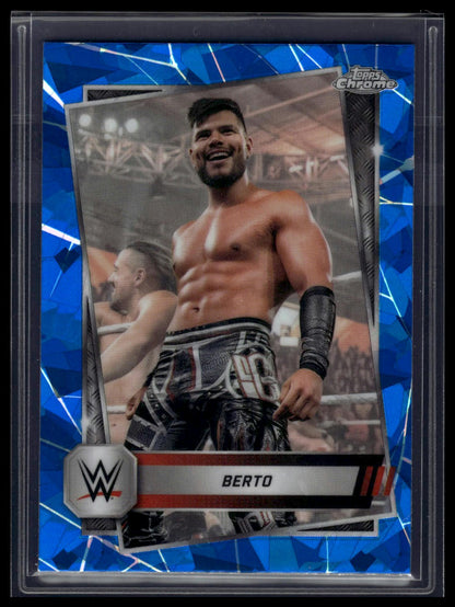 2025 Topps Chrome Sapphire WWE #147 Berto