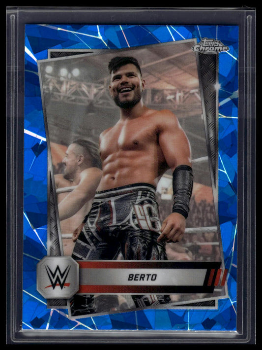 2025 Topps Chrome Sapphire WWE #147 Berto