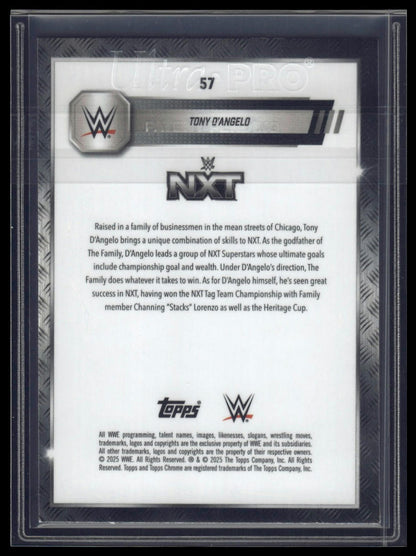 2025 Topps Chrome Sapphire WWE #57 Tony D'Angelo