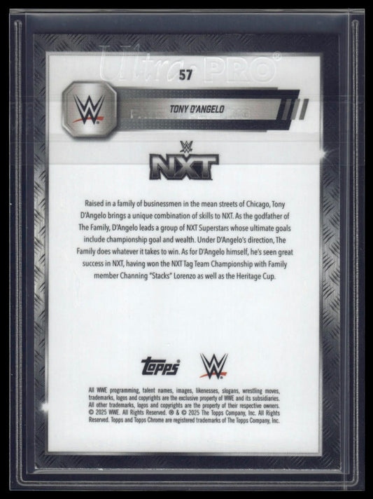 2025 Topps Chrome Sapphire WWE #57 Tony D'Angelo