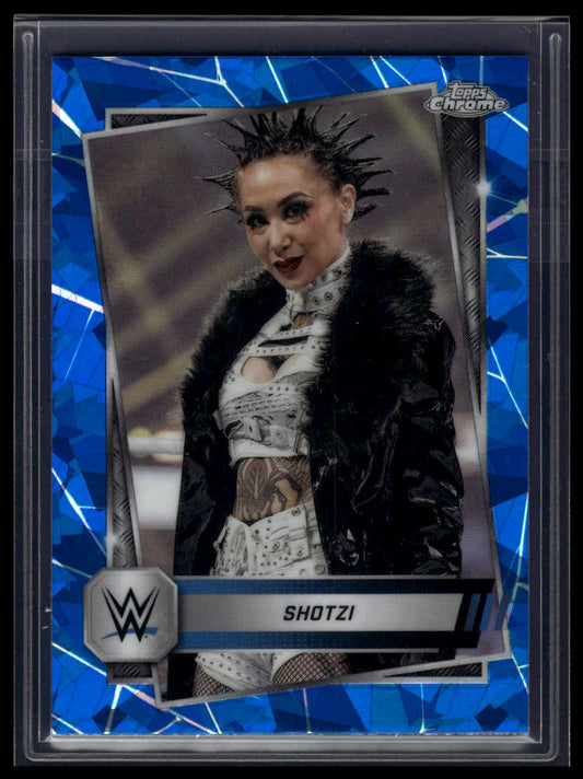 2025 Topps Chrome Sapphire WWE #33 Shotzi