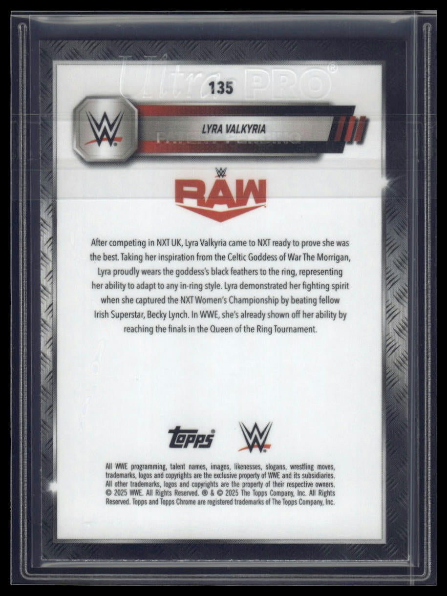 2025 Topps Chrome Sapphire WWE #135 Lyra Valkyria