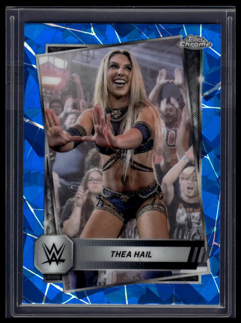 2025 Topps Chrome Sapphire WWE #81 Thea Hail