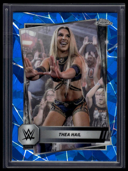 2025 Topps Chrome Sapphire WWE #81 Thea Hail